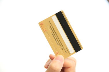 Loyalitas Plastik Kartu HICO Black Magnetic Stripe Dengan Pencetakan Ukuran Customize