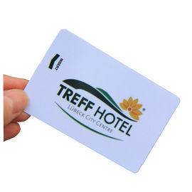 Matte PVC  Kartu Kunci Hotel RFID 13,56MHz CR80 Magnetic Stripe