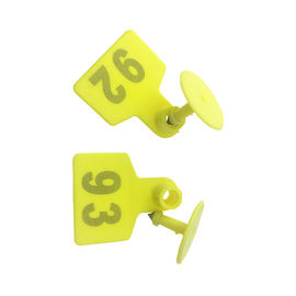 Label UHF RFID Ternak Kuning / Tag Sapi Kecil Multi Fungsional