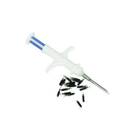 134.2khz 1,25 * 7mm FDX-B Em4305 Bio-Glass RFID Microchip untuk Penggunaan Hewan Peliharaan