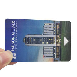 13.56 MHZ  1K / 4K Kunci Pintu Kartu Kunci Hotel RFID Disesuaikan Bahan PVC