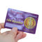 Kartu Keanggotaan CR80 30mil Ukuran Standar Laminated CMYK PVC Plastic Gift Cards