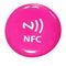 ISO 14443A Tahan Air Kristal Nfc Rfid Tag NFC213/215/216 Chip