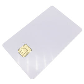 ISO 7816 CR80 Hubungi Kartu Cerdas RFID Dengan Kartu Chip SLE4442 FM4442