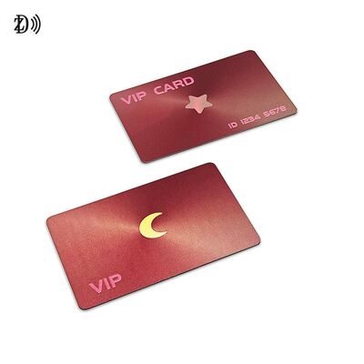 Kartu laser cetak khusus pabrik tahan air Advanced Glittering RFID PVC Card untuk kontrol akses Bisnis 13.56Mhz NFC Card