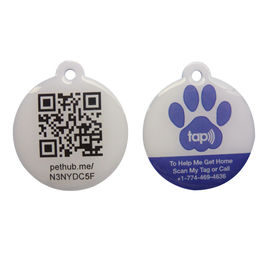Eco Friendly QR Code Printing Ukuran Disesuaikan NFC RFID Epoxy Tag