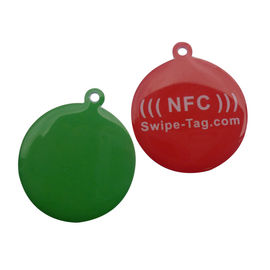HF NFC NFC213 RFID Disk Tag, QR Code Dan URL Encoding RFID Pet Tag
